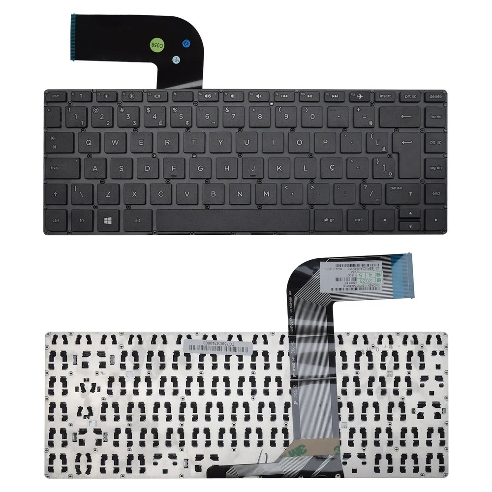 Teclado Para Notebook Hp Pavilion 14-v024tu Sem Moldura Teclado Para Notebook Hp Pavilion 14-v024tu Sem Moldura