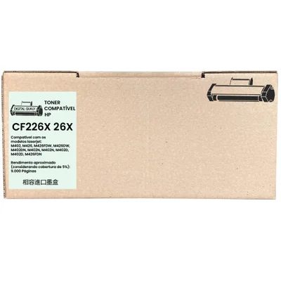 Toner Cf226x Compativel Com Impressora M402, M426, M426fdw, M426dw, M402dn, M402n M402n, M402d M402d, M426fdn