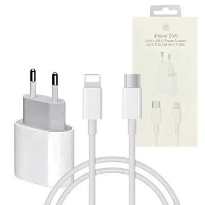 Carregador Completo Lightning / Tipo-c 20w Cabo Móvel Xls