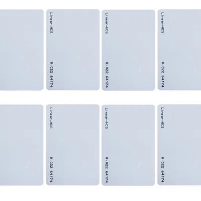 Cartão Iso Rfid 125 Khz Hcs Linear Nice - 50 Unidades