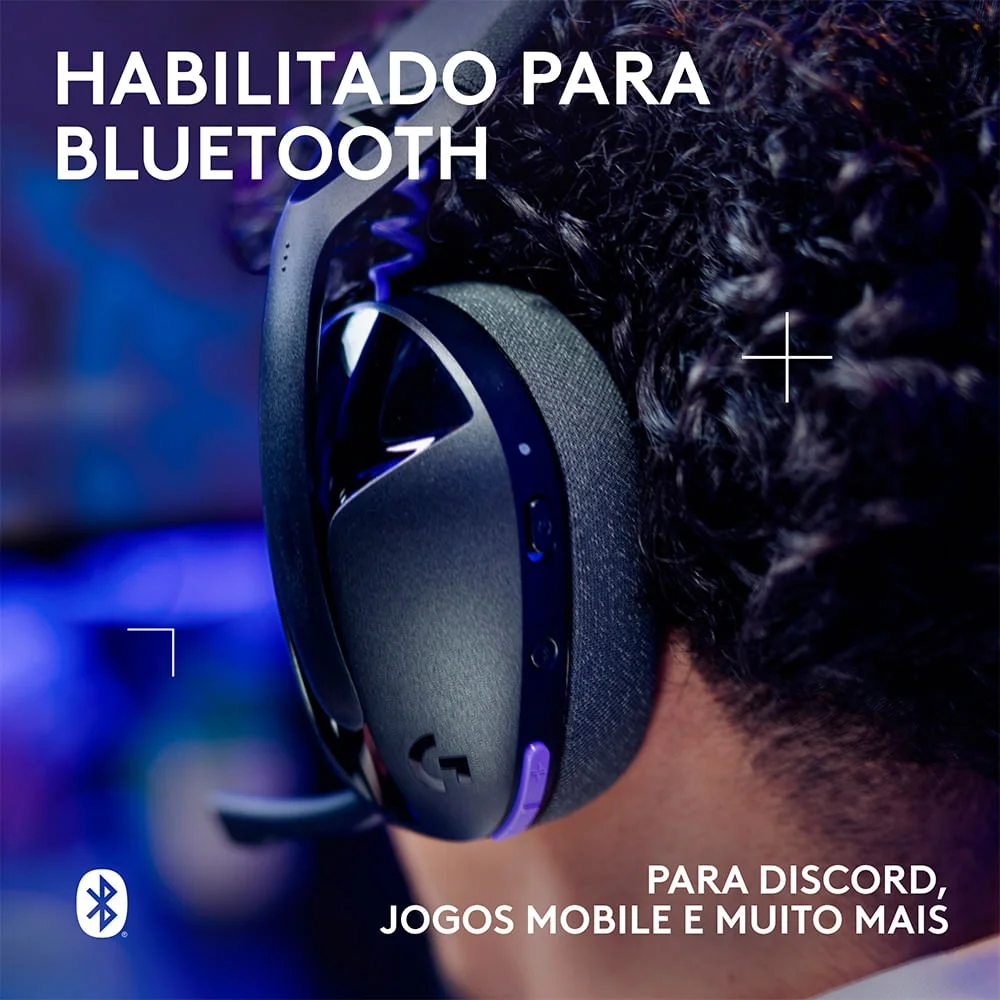 Headset Gamer Sem Fio Logitech G G321 Preto N/a