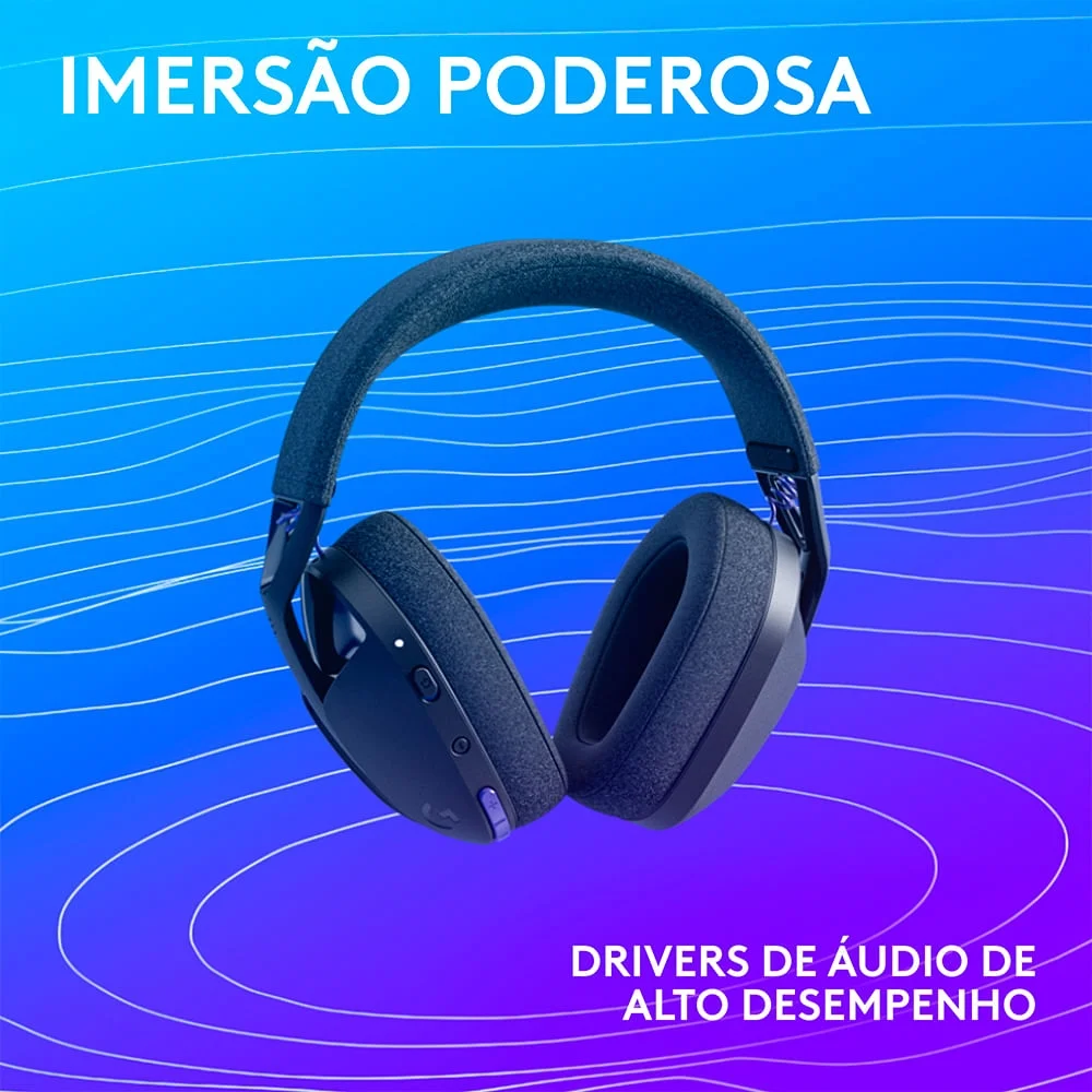 Headset Gamer Sem Fio Logitech G G321 Preto N/a