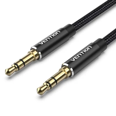Cabo Auxiliar Audio P2 Celular Nylon Som Dj Fone 2m Vention