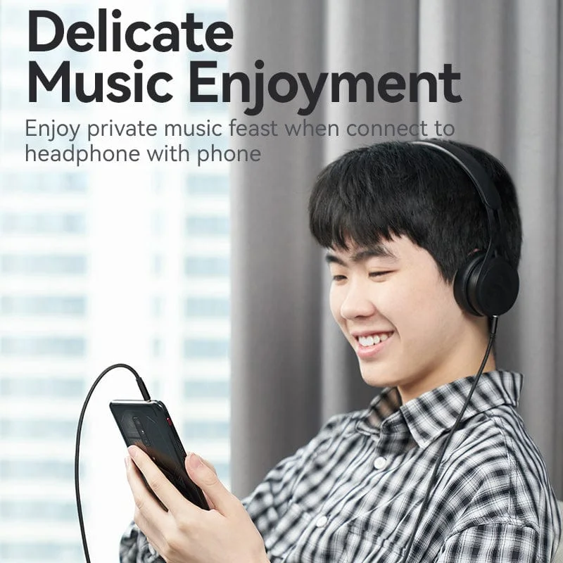 Imagem 2 de 5 do produto Cabo Auxiliar Audio P2 Celular Nylon Som Dj Fone 2m Vention