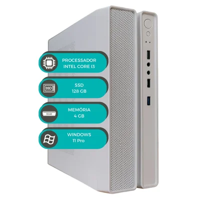 Computador Multipc Slim Br i3 6ªgen 4gb SSD 128GB Nvme Win11
