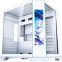Gabinete Gamer K-mex Aquário Cg-w2kv Com Monitor Dynamic