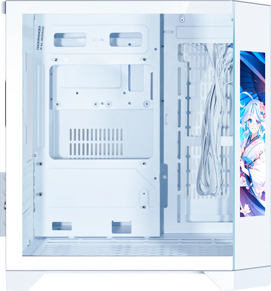 Gabinete Gamer K-mex Aquário Cg-w2kv Com Monitor Dynamic