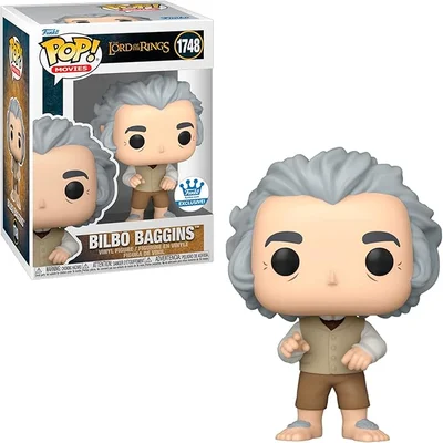Boneco Funko Pop! O Senhor Dos Anis - Bilbo Bolseiro Com Chase