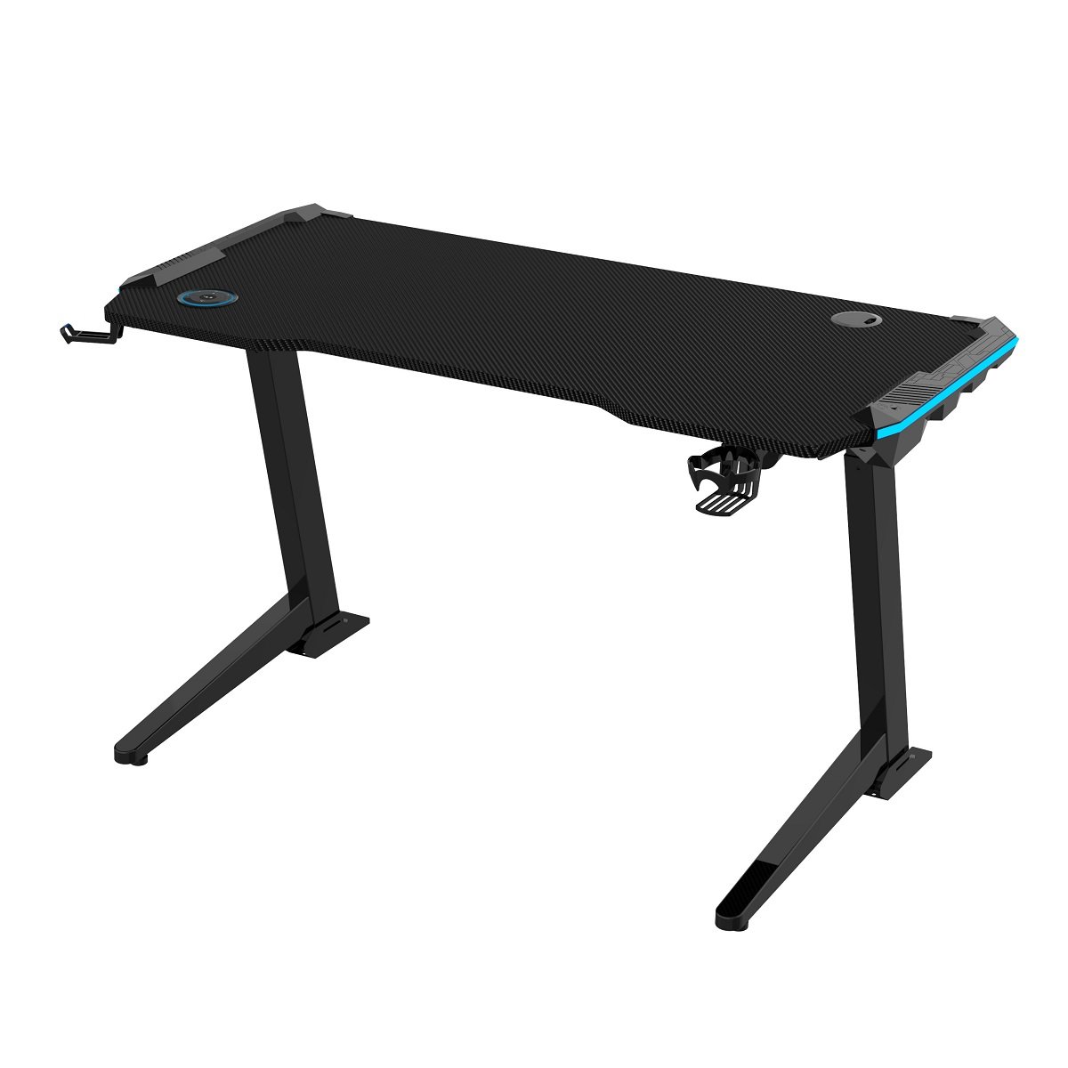 Mesa Gamer Com Altura Ajustável Elétrica Flexispot Gt2 RGB Preta