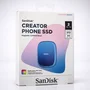 SSD Ext. 2TB Sandisk Creator Phone Type-c 3.2 Azul Sdssde62c-2t00-g25 1000mb/s