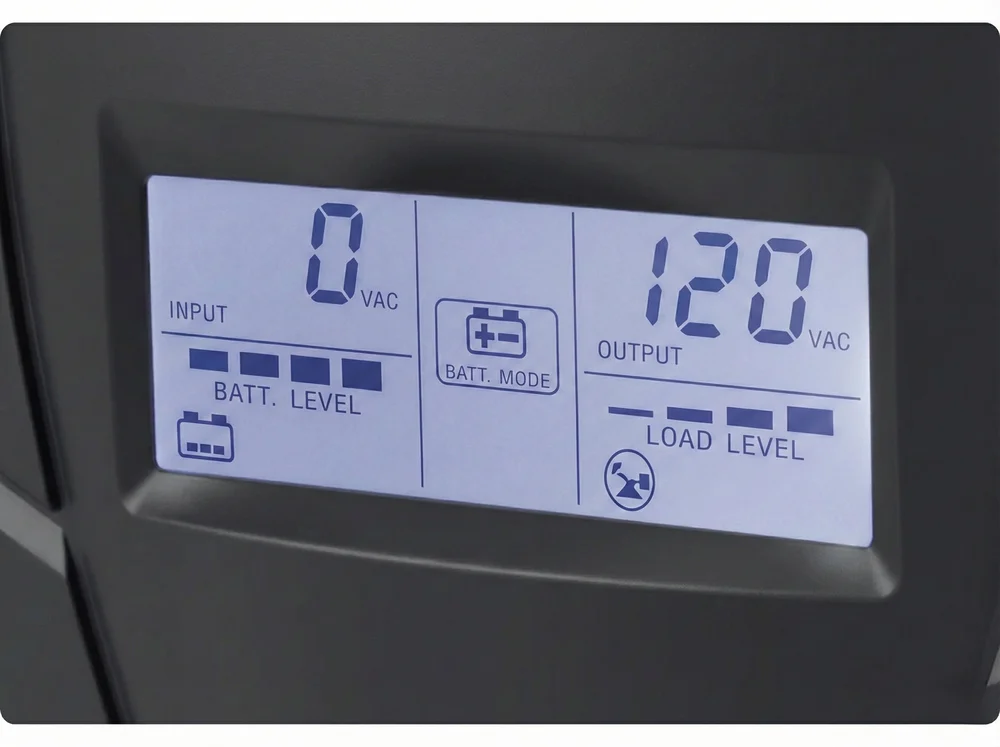 Imagem 2 de 4 do produto Nobreak Nokkel 800va | 480w, Entrada E Saída 120v, Com Display Iluminado E 4 Tomadas