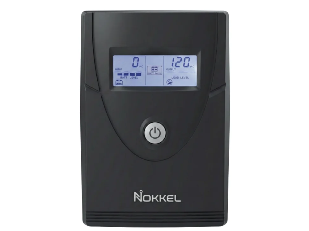 Imagem 3 de 4 do produto Nobreak Nokkel 800va | 480w, Entrada E Saída 120v, Com Display Iluminado E 4 Tomadas