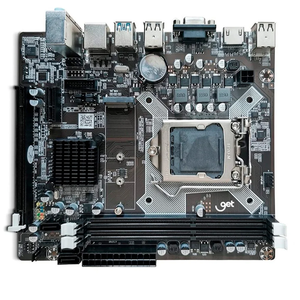 Placa Mae Get H81, LGA  1150, Ddr3, HDMI, Vga, M.2, Usb 3.0, Rede 10/100/1000 Mbps 7