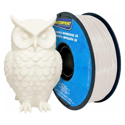Filamento Abs Premium Masterprint 1kg Alta Resistência Durabilidade E Acabamento Para Impressões 3d Natural