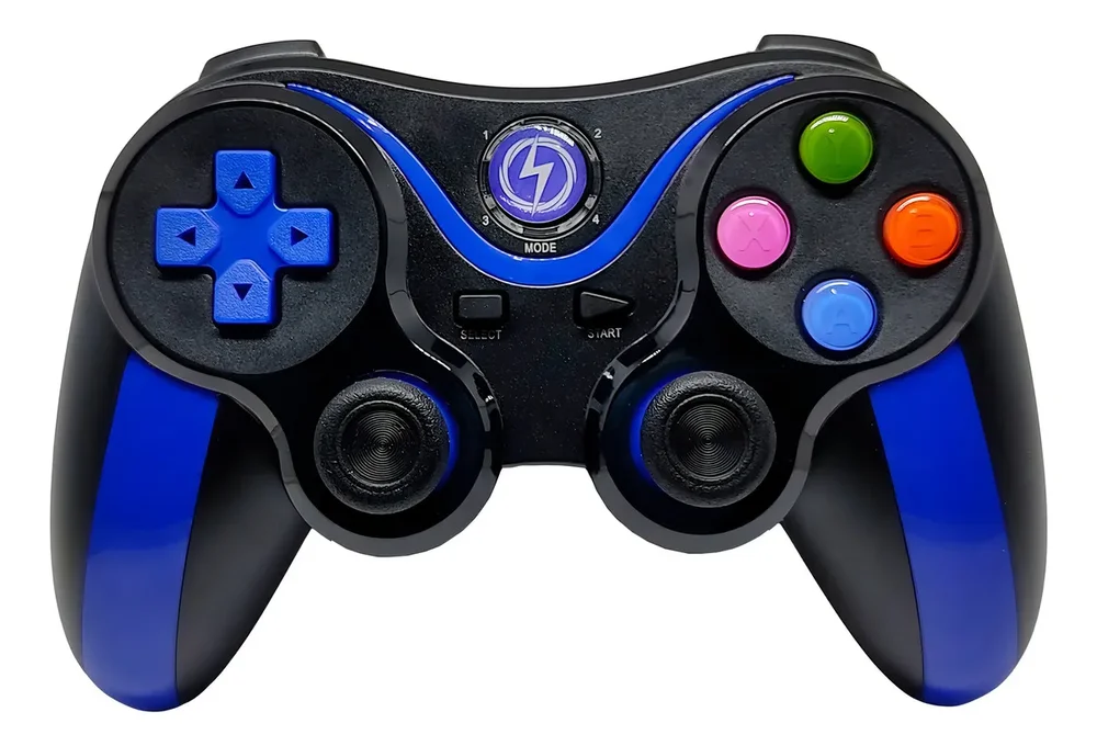 Imagem 2 de 4 do produto Controle Gamer P/ Celular Com Joystick Bluetooth - Azul