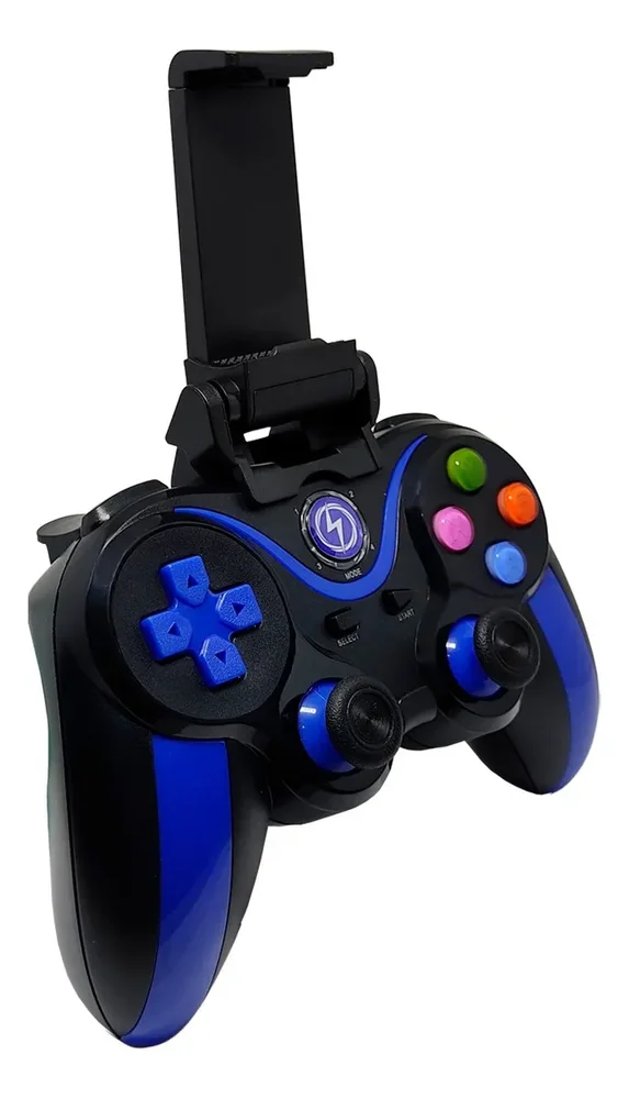 Imagem 4 de 4 do produto Controle Gamer P/ Celular Com Joystick Bluetooth - Azul