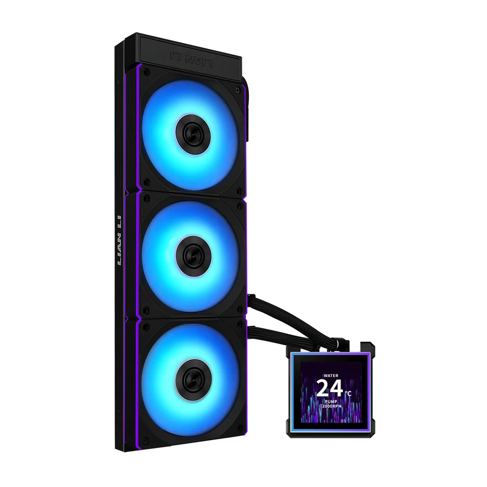 Imagem 4 de 5 do produto Water Cooler Lian Li Hydroshift Ii Lcd-s 360cl 360mm Amd/intel Com Display Preto Ghs2lcds36cb