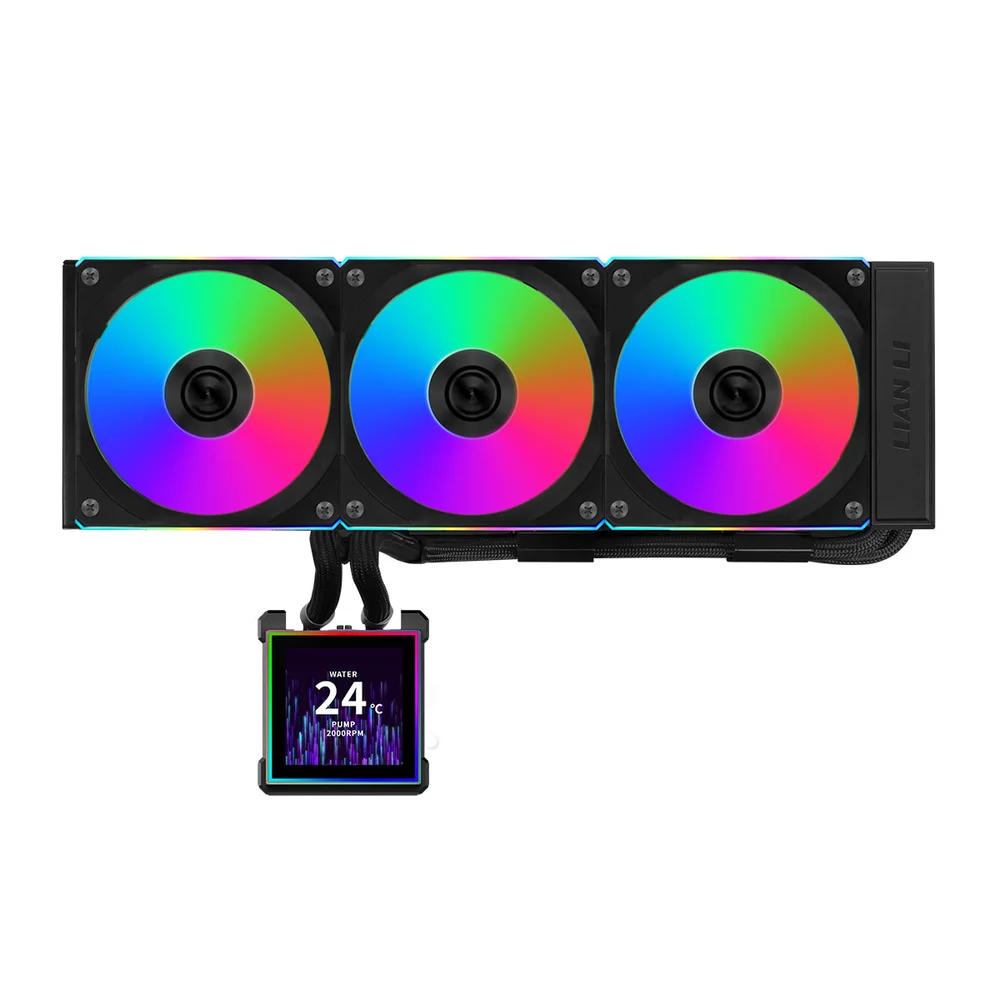 Imagem 5 de 5 do produto Water Cooler Lian Li Hydroshift Ii Lcd-s 360cl 360mm Amd/intel Com Display Preto Ghs2lcds36cb