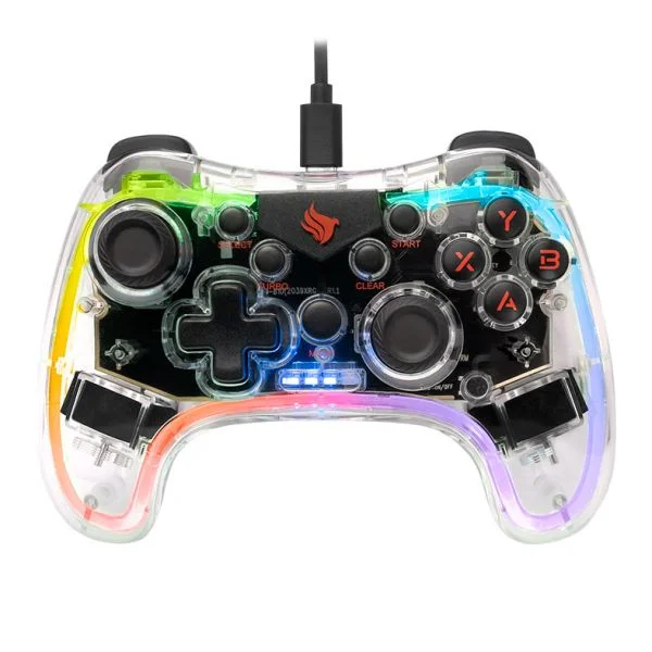 Controle Pichau Glower P1, PC/switch/ps3/android, Preto Controle Pichau Glower P1, PC/switch/ps3/android, Preto