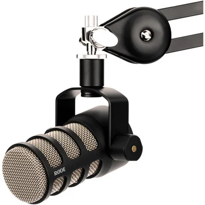 Microfone Rode Podmic Dinâmico Cardioide Cor Preto