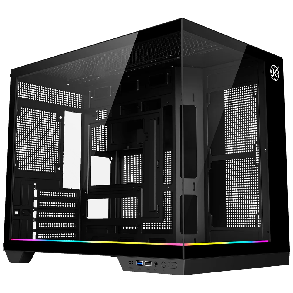 Imagem 5 de 5 do produto Gabinete Gamer Kalkan RGB Compacto M-atx