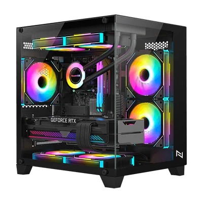 PC Gamer Ryzen 5 5500, 16gb 3200mhz, (rx 580 8GB), A520m, SSD 480GB, 600w 80 Plus, 3 Fans RGB, Neologic - Nli90800