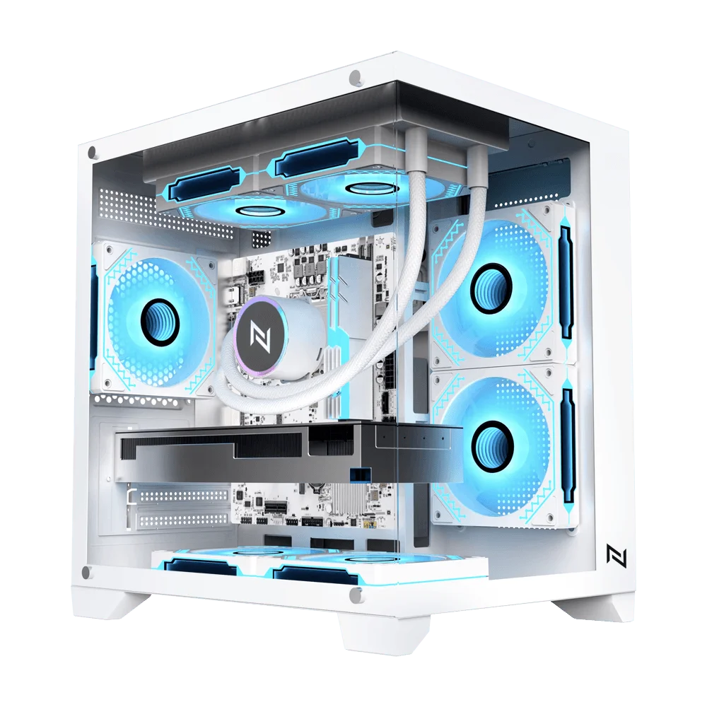 PC Gamer Ryzen 5 5500, 16gb 3200mhz, (rx 6600 8GB), A520m, SSD 480GB, 600w 80 Plus, 3 Fans RGB, Balão.info - Nli90300