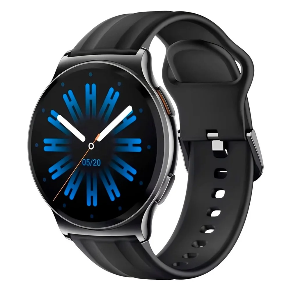 Smartwatch Haylou Solar Lite 2 Hcr01, Tela AmoLED 1,43, Chamadas, 1 Atm, Assistente De Voz - Preto