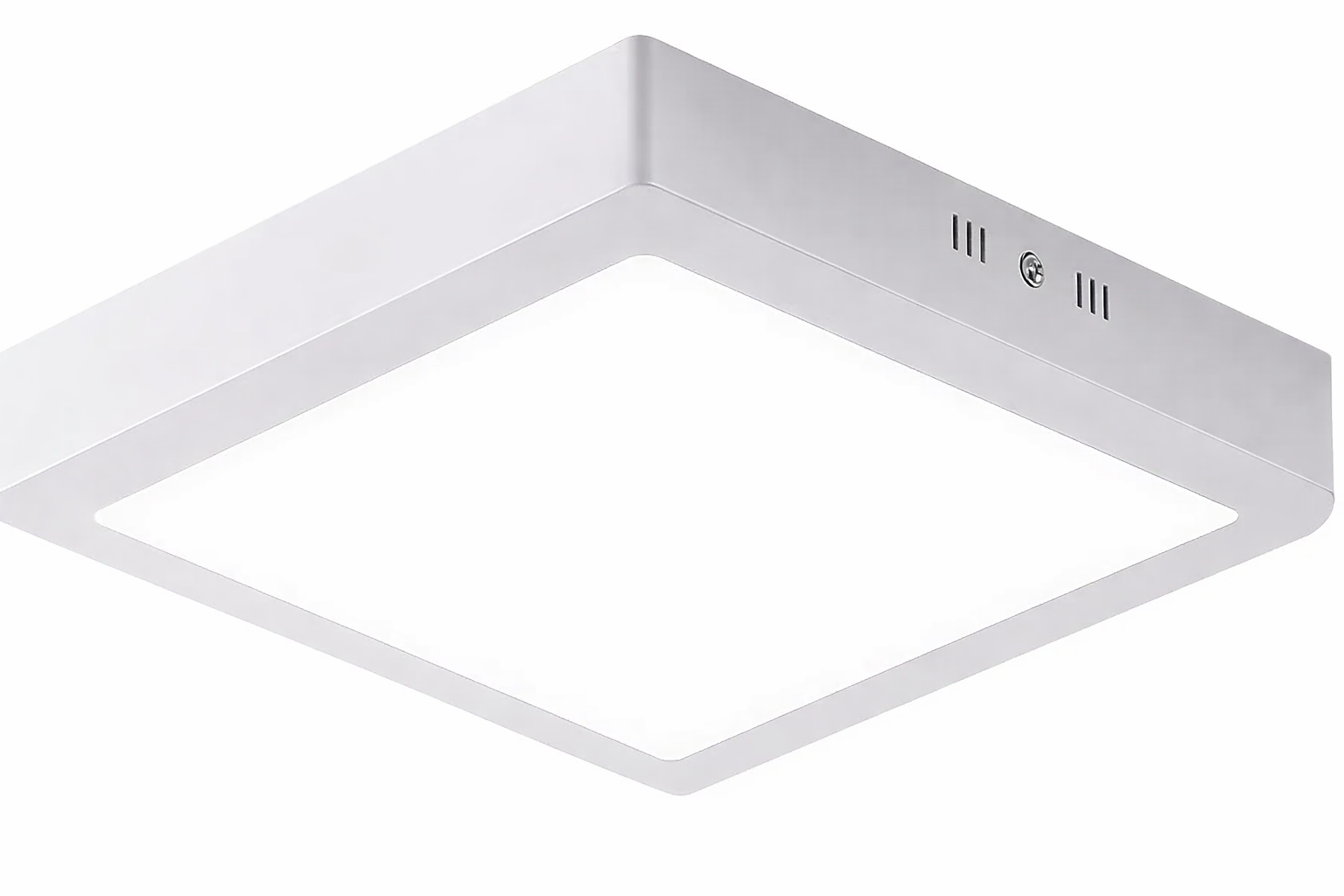 Painel Plafon Luminária LED Sobrepor Quadrado Teto/laje 12w 6500k Bivolt Luz Branca/fria
