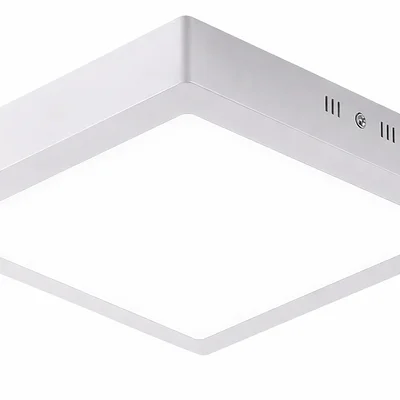 Painel Plafon Luminária LED Sobrepor Quadrado Teto/laje 12w 6500k Bivolt Luz Branca/fria