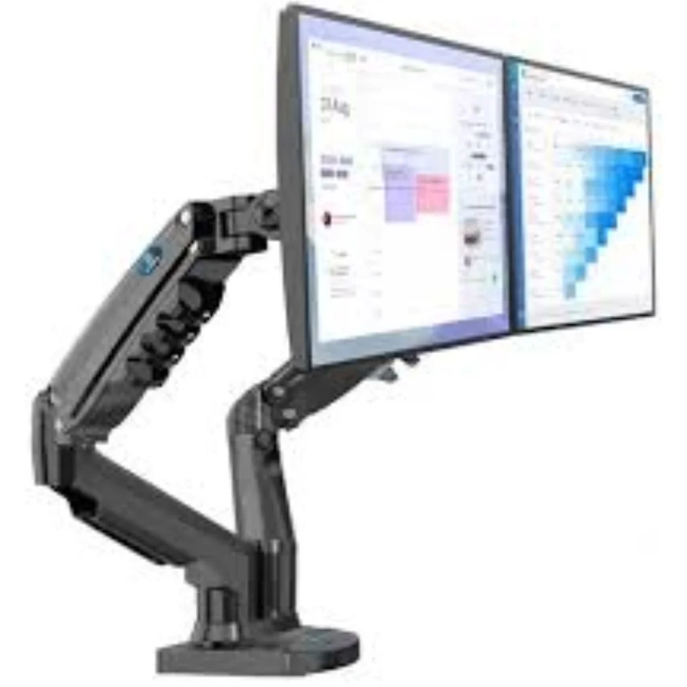Imagem 4 de 5 do produto Suporte Dup.monitor C/mola A Gás Tela De 13 "-32" Máximo 8kg