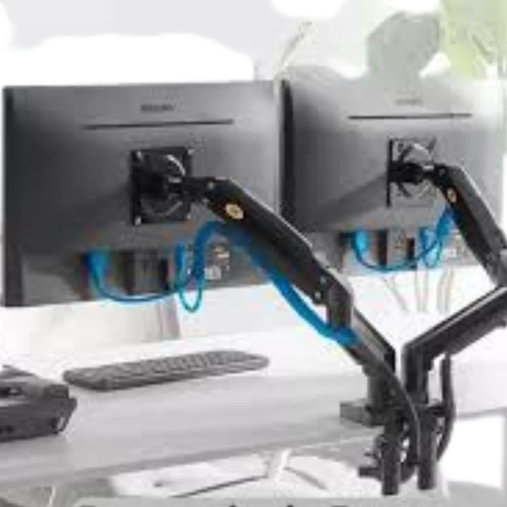 Imagem 5 de 5 do produto Suporte Dup.monitor C/mola A Gás Tela De 13 "-32" Máximo 8kg