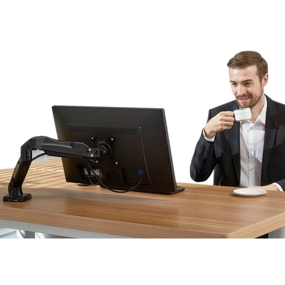 Imagem 3 de 5 do produto Suporte Monitor  Mola A Gás, Tela De 13 "-32", P. Máximo 8kg
