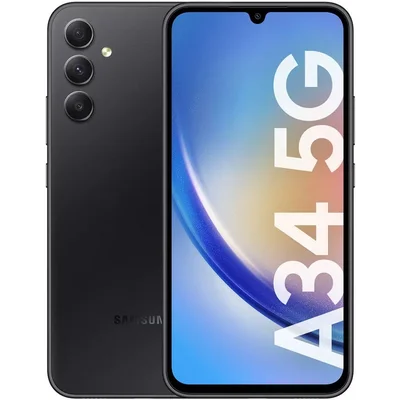 Usado - Samsung Galaxy A34 256GB - Preto - Aceitável