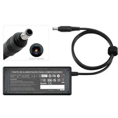 Fonte Carregador Notebook 19v 3,16a Pino Agulha Rv41 E Outros