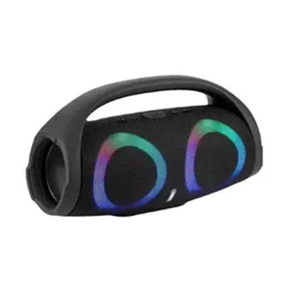 Caixa De Som Portatil X3 Sem Fio Bluetooth Resistente A Agua Alto Falantes Radio Fm Na Cor Cinza