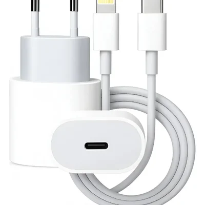 Carregador Turbo 30w Compatível Iphone Usb-c Lightning Com Cabo 1m Bivolt Carregamento Turbo Compatível Iphone 7 8 X Xr 11 12 13 14 Compacto Seguro