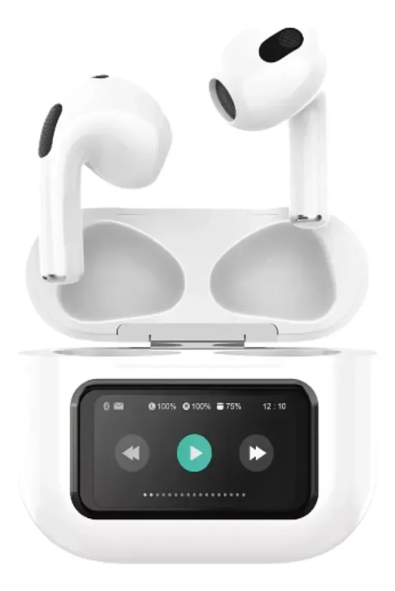Fone De Ouvido Bluetooth V5.4 Com Tela Colorida Lcd Basike