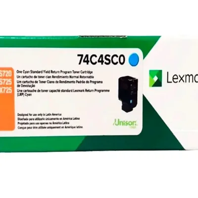 Toner Lexmark 74c4sc0 Ciano | Lexmark Cs720 Cs725