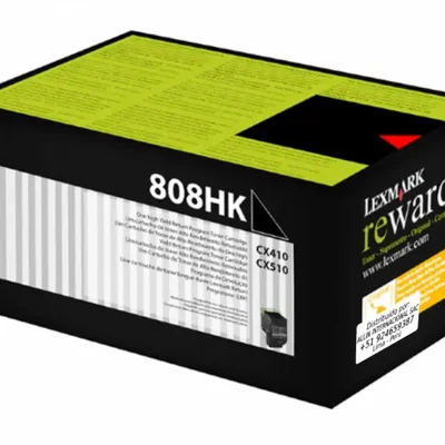 Toner Lexmark 808hk 80c8hk0 Preto | Lexmark Cx410de Cx510de