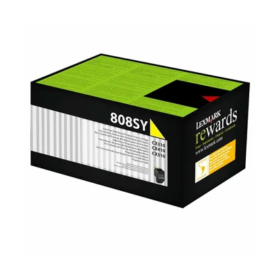 Toner Lexmark 808sy 80c8sy0 Amarelo | Lexmark Cs310n Cx510dthe