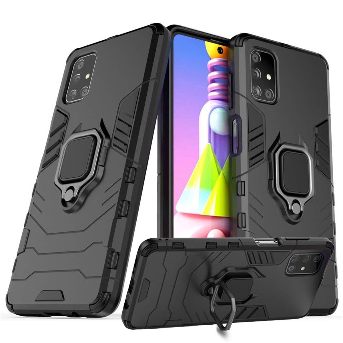 Capa Capinha Case Para Samsung Galaxy M51 - Protetora Militar Resistente Anti Impacto Queda Armadura Reforçada Durável