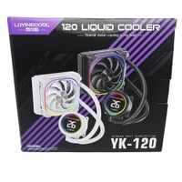 Water Cooler ARGB Gamer One Fan Lovingcool Líquido 160mm Cor:branco 2