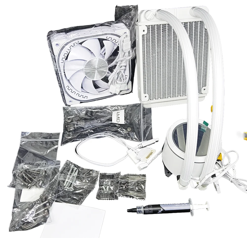Water Cooler ARGB Gamer One Fan Lovingcool Líquido 160mm Cor:branco 5