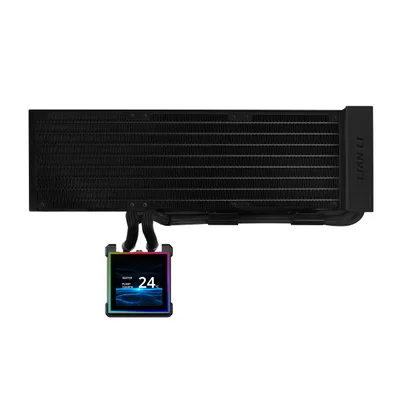 Water Cooler 360mm Lian Li Hydroshift Ii Lcd-s 360n, Display Lcd, S/ Fans, Black - Ghs2lcds36nb
