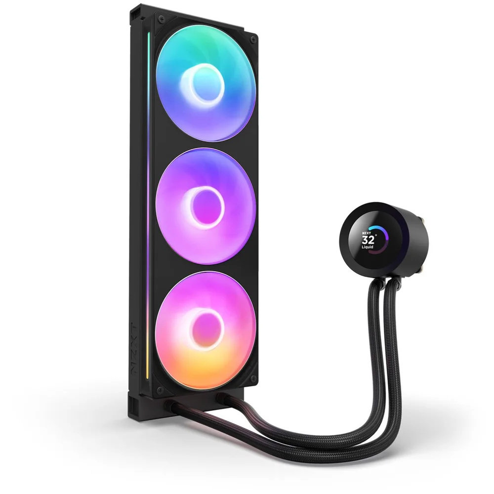 Water Cooler 360mm Nzxt Kraken Plus, RGB, Display Lcd, Black - Rl-kr360-b2 6