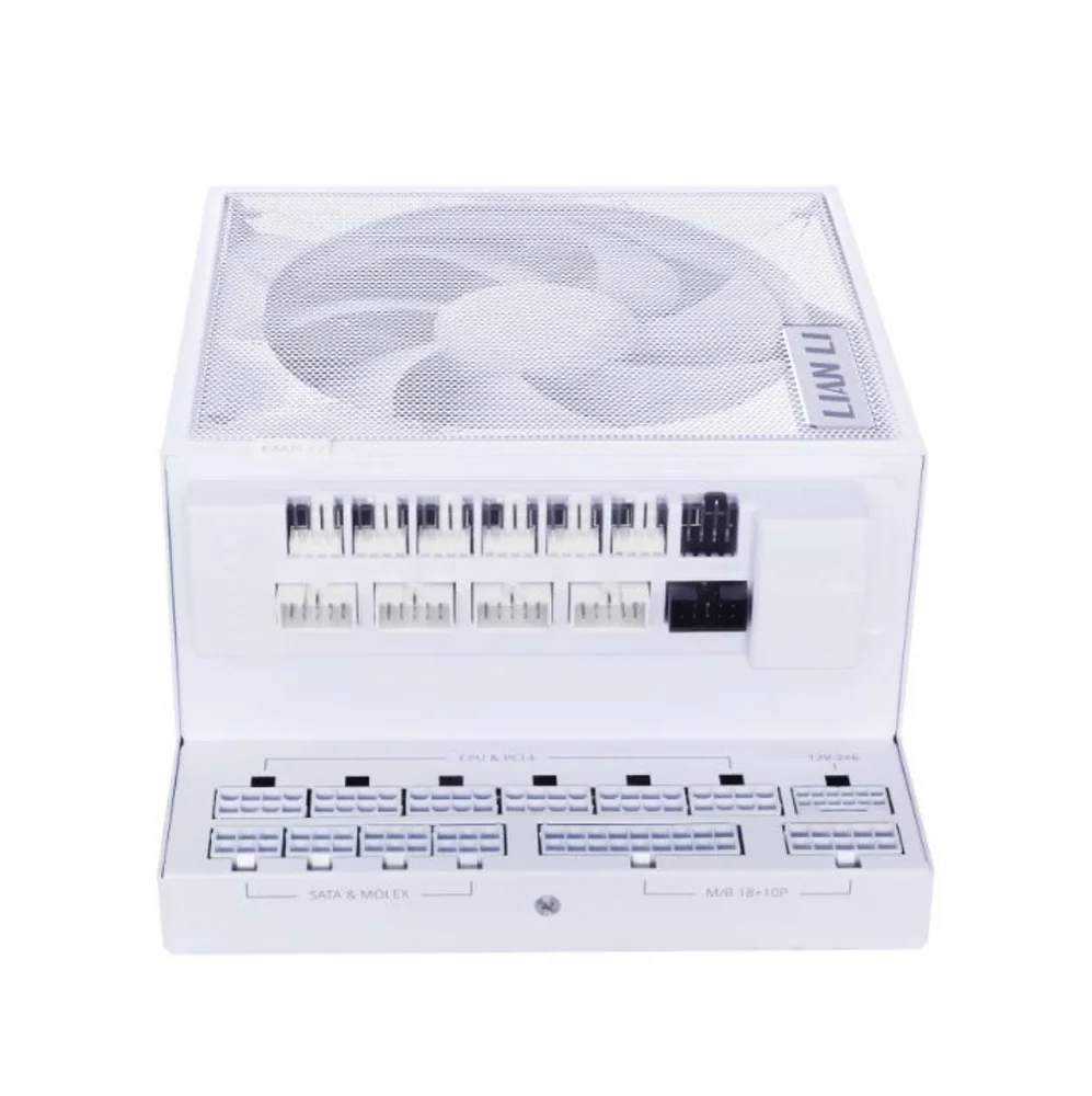 Imagem 4 de 5 do produto Fonte 1000w 80 Plus Gold Lian Li Edge Gold, Atx 3.1, Full-modular, White - Eg1000g White Br