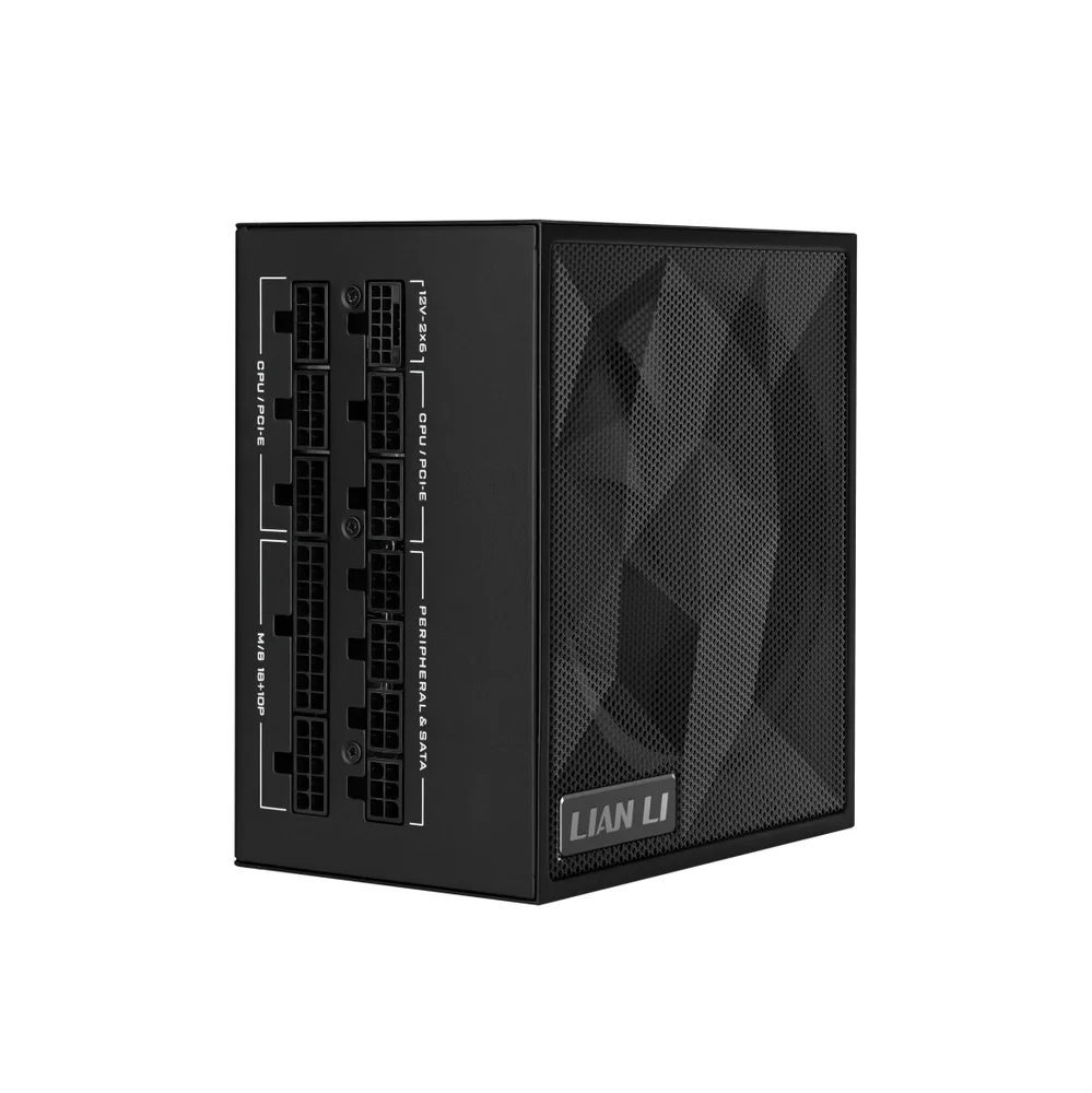 Fonte 1000w 80 Plus Platinum Lian Li Sx1000p, Atx 3.1, Full-modular, Black - Sx1000p Black Br