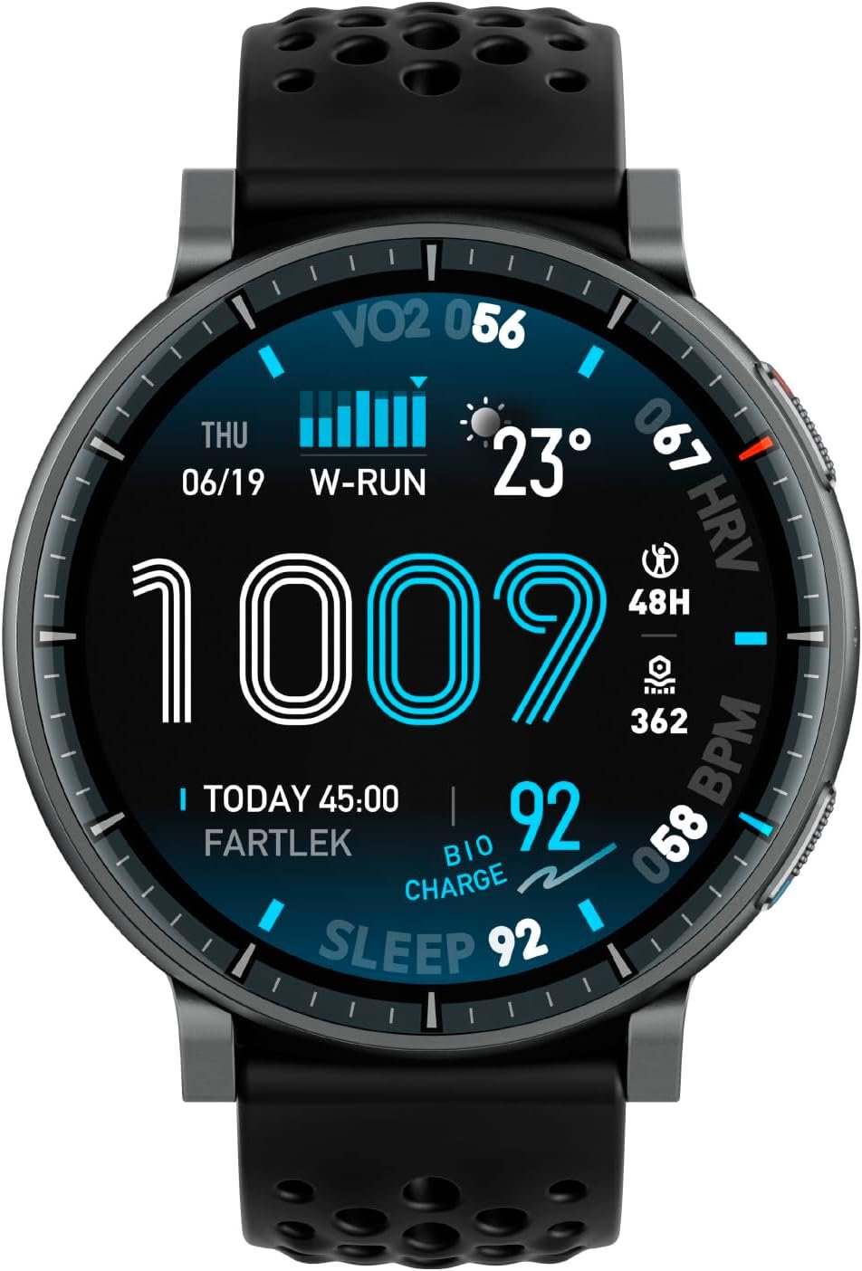 Amazfit Active Max - (preto) Gps Integrado Tela AmoLED 4gb De Memória