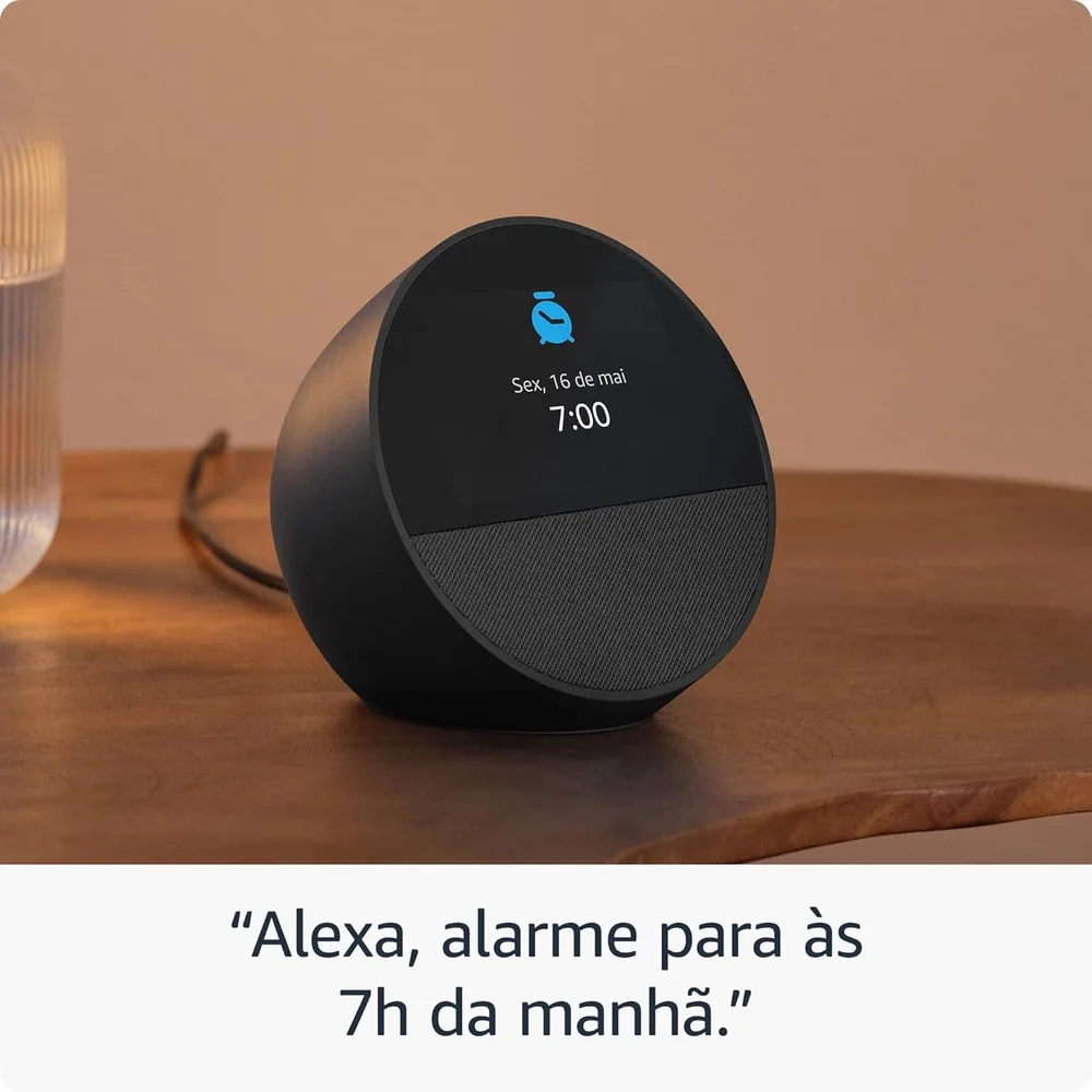 Echo Spot Preta - view 3